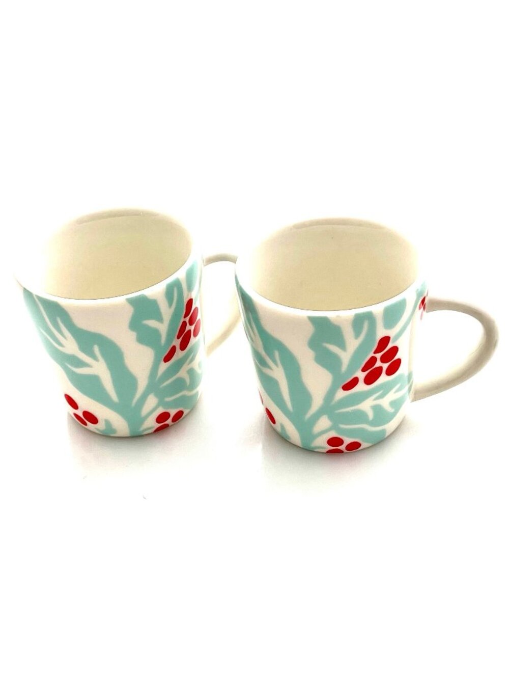 Starbucks Holly Berry Christmas 2018 Espresso Mini Cups Set of 2